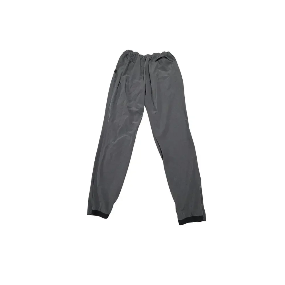 Adidas Men’s Elevated Wind Pants – FT2650 – Dark Grey Heather Large
